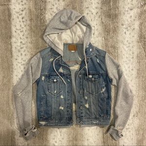 AE Ripped Denim Jacket